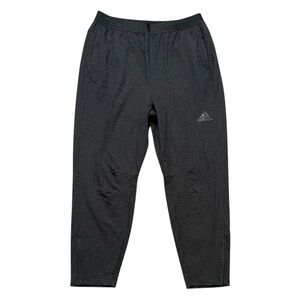 NWT Adidas Aeroready Charcoal Joggers with Zipper Ankle - XL